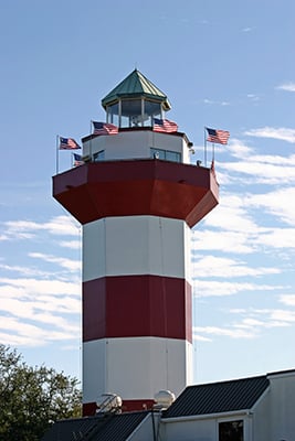 The Harbour Town lighthouse is an iconic landmark on the foot-shaped island off the coast of South Carolina. HIlton Head Properties is a leading real estate company because they provide a turnkey seamless experience for the homeowner. For more information, call Bruce Tuttle at 843-384-5535.