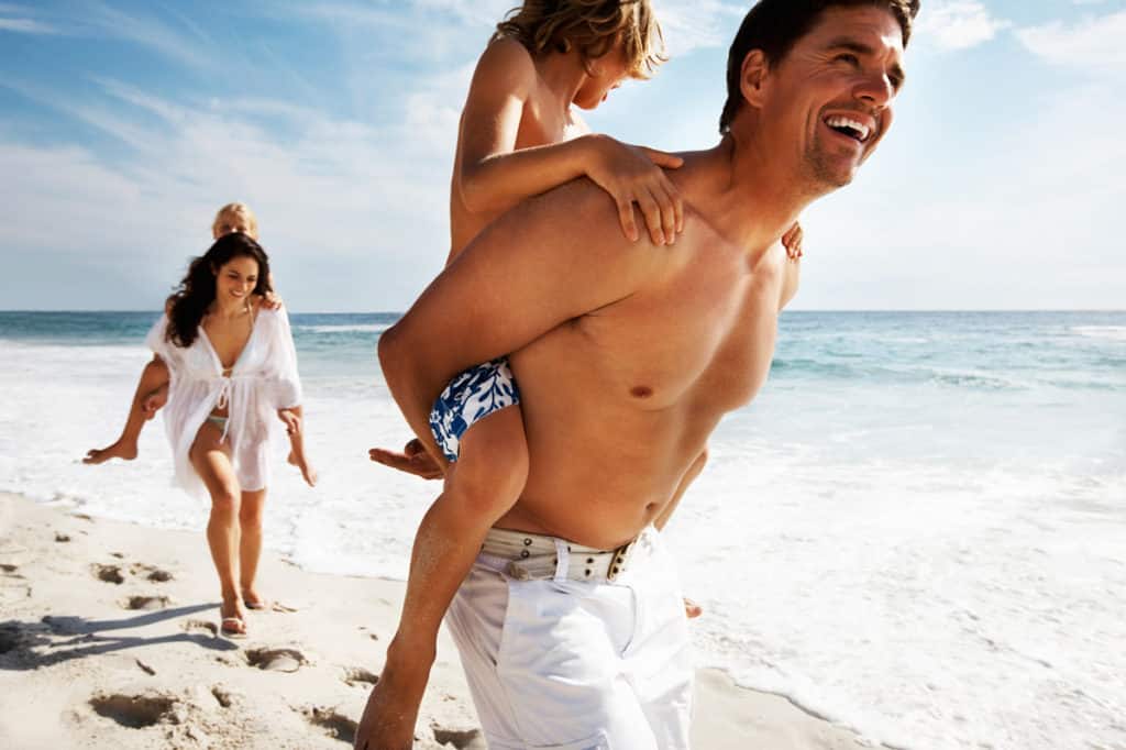 A family enjoys a Hilton Head getaway at Ocean palms