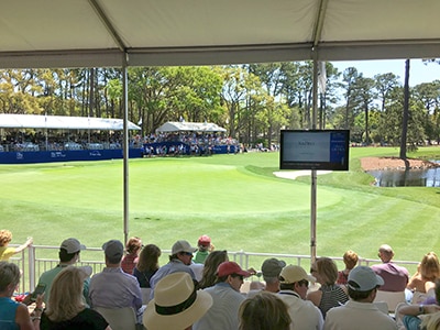 A look behind the scenes at a recent RBC Heritage Golf Tournament on Hilton Head Island
